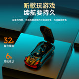 Cross-Border Popular Mini Earphones Tws Wireless Bluetooth Earphones Sports Car Shape Reduces Low Latency Private Model Earphones L24