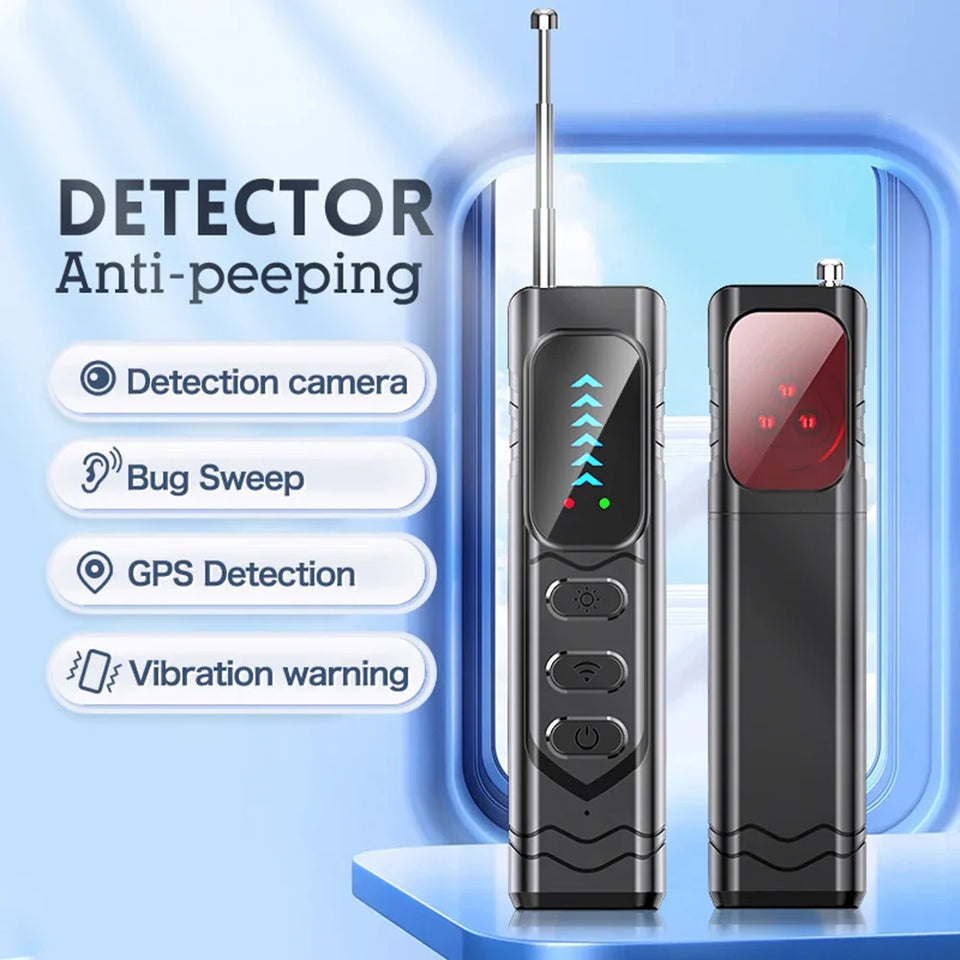 Anti Camera Detector T17 Upgraded Anti Spy Gadget GPS Tracker Finder Bug Detector Wireless RF Signal Infrared Scanner