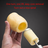 Kitchen Gadget Veggie Drill Digging Corer Cooking Gadget Vegetable Spiral Cutter Spiralizer Creative Kitchen Accessories