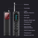 Anti Camera Detector T17 Upgraded Anti Spy Gadget GPS Tracker Finder Bug Detector Wireless RF Signal Infrared Scanner